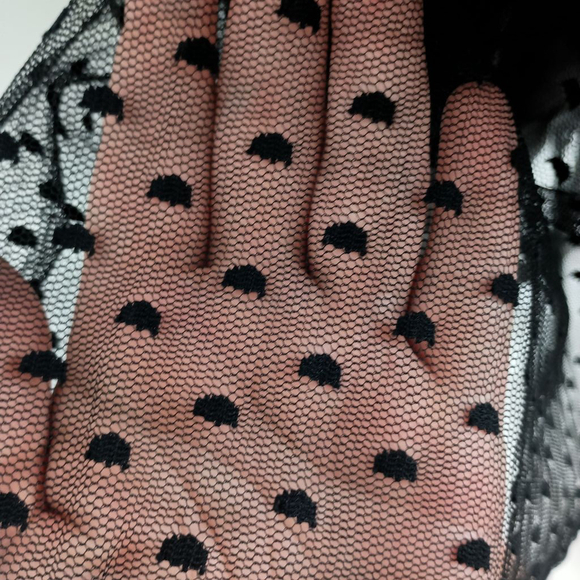 Vintage 90s Scott McClintock Black Floral Mini Dress Size 8 - Picture 9 of 13